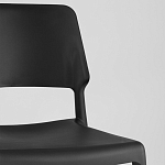 Пластиковый стул на ножках из массива бука Ferret Black 4 шт варинант исполнения - 8 | Loft Concept в Твери