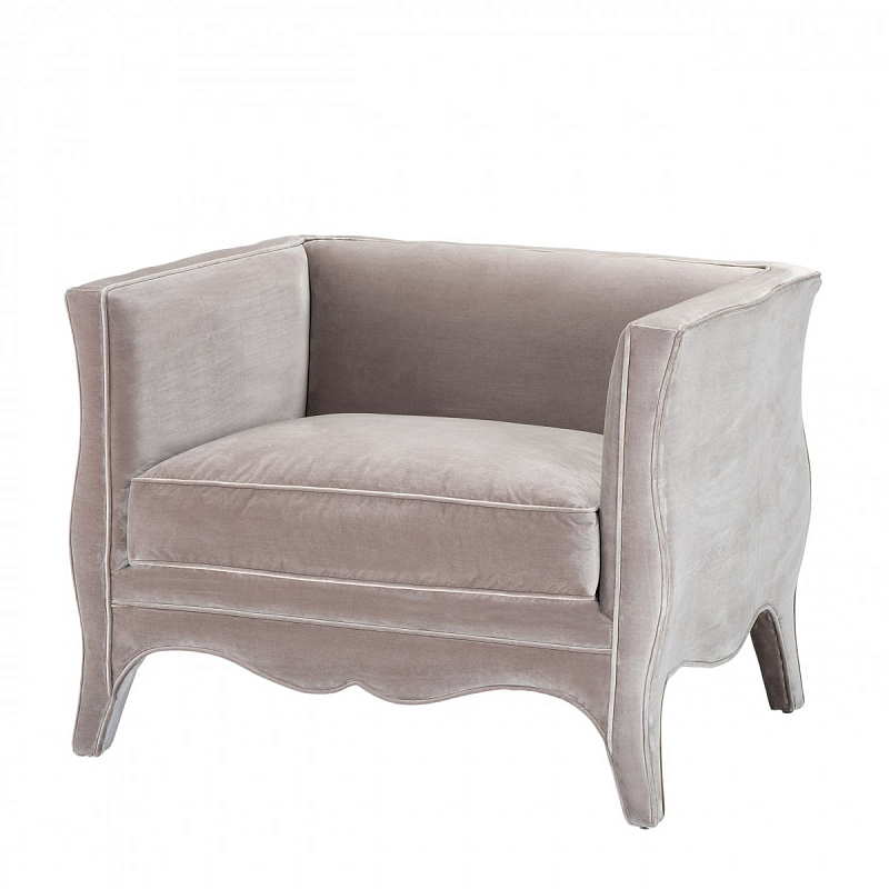 Кресло Eichholtz Chair Bouton Розовый пастельный Кресло Eichholtz Chair Bouton Розовый пастельный в Твери | Loft Concept