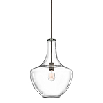 Подвесной светильник прозрачный стеклянный органической формы Kichler варинант исполнения - 1 | Loft Concept в Твери