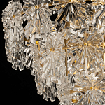 Люстра многоярусная с объемными прозрачными цветами Hanging Flowers варинант исполнения - 8 | Loft Concept в Твери