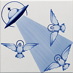 Плитка с узором НЛО варинант исполнения - 2 | Loft Concept в Твери