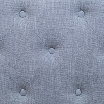 Изголовье кровати серое с мягкой обивкой из рогожки Emma Headboard варинант исполнения - 3 | Loft Concept в Твери