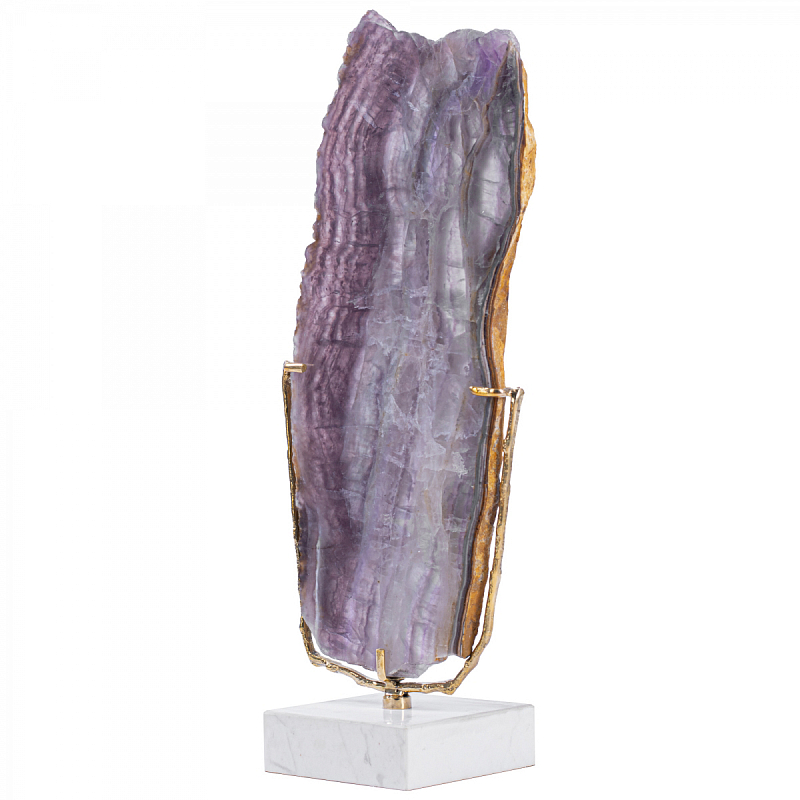 Plaque fluorite pourpre Аксессуар камень Флюорит Сиреневый Золотой Plaque fluorite pourpre Аксессуар камень Флюорит Сиреневый Золотой в Твери | Loft Concept
