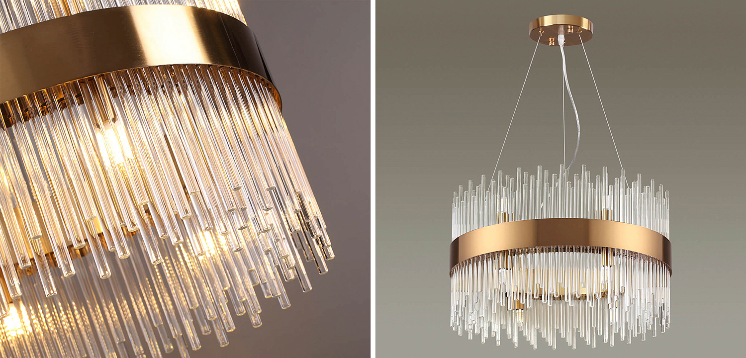 Люстра Nembus Chandelier Gold Circle Люстра Nembus Chandelier Gold Circle - Loft-Concept в Твери