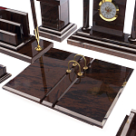 Настольный письменный набор из природного камня обсидиана Team leader варинант исполнения - 2 | Loft Concept в Твери