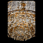 Люстра хрустальная в неоклассическом стиле на золотистом каркасе Majesty варинант исполнения - 4 | Loft Concept в Твери