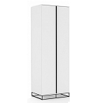 Двухдверный шкаф белого цвета Strict Lines варинант исполнения - 2 | Loft Concept в Твери