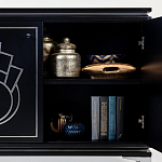 Черный комод в стиле арт-деко Luciano варинант исполнения - 8 | Loft Concept в Твери