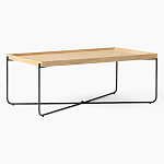 Журнальный стол с прямоугольной деревянной столешницей Urban Style Space варинант исполнения - 1 | Loft Concept в Твери