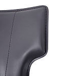 Стул серый из искуственной кожи на 4-х ножках Enigma Gray варинант исполнения - 4 | Loft Concept в Твери