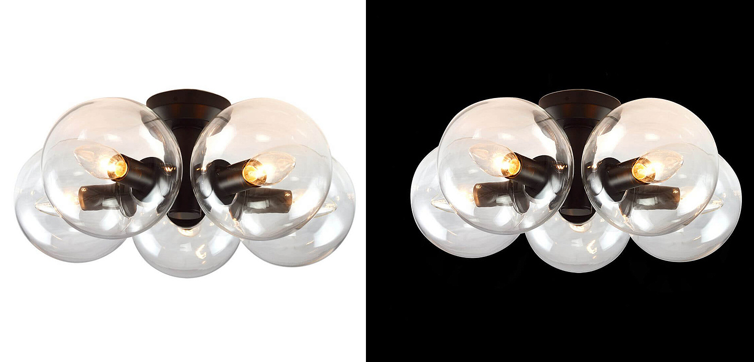 Потолочный светильник Modo 5 Globes Ceiling Lamp 41 Потолочный светильник Modo 5 Globes Ceiling Lamp 41 - Loft-Concept в Твери