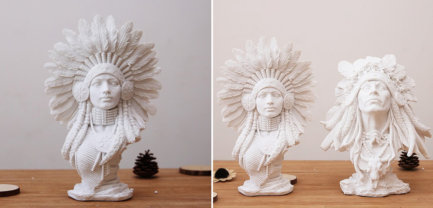 Native american indian figurine B Native american indian figurine B - Loft-Concept в Твери