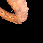 Люстра кольцевая с частичками натурального горного хрусталя Crystal Shimmer варинант исполнения - 4 | Loft Concept в Твери