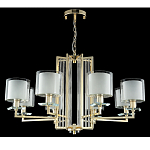 Люстра с 8-ю цилиндрическими плафонами из стекла Laurent варинант исполнения - 3 | Loft Concept в Твери