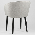 Мягкое кресло на металлических ножках Shaggy Grey варинант исполнения - 5 | Loft Concept в Твери