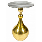 Кофейный столик с мраморной столешницей Sleeve Arabia варинант исполнения - 1 | Loft Concept в Твери