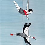 Плитка с узором Аист варинант исполнения - 3 | Loft Concept в Твери