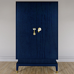 Платяной шкаф Elsa Dreams Blue с 2-мя фасадами варинант исполнения - 5 | Loft Concept в Твери