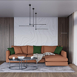 Торшер черного цвета с круглым основанием и вытянутым поворотным плафоном Trumpet tube варинант исполнения - 4 | Loft Concept в Твери