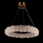 Люстра круглая с натуральным горным хрусталем Crystal Shimmer варинант исполнения - 3 | Loft Concept в Твери