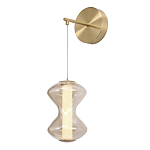 Бра светодиодное с стеклянным волнообразным плафоном Amphora of Light варинант исполнения - 3 | Loft Concept в Твери