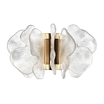 Бра с крупными прозрачными лепестками с рельефной поверхностью Ethereal Bloom варинант исполнения - 1 | Loft Concept в Твери