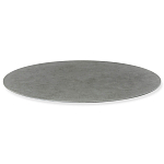 Стол обеденный с серой овальной столешницей из керамики на четырех деревянных ножках Gray Ceramics варинант исполнения - 3 | Loft Concept в Твери