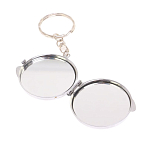 Зеркало брелок карманное двухстороннее из натурального камня Оникс Silver Stone Mirrors варинант исполнения - 6 | Loft Concept в Твери