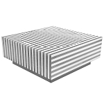 Большой журнальный Стол с инкрустацией Mandika Bone Inlay Coffee Table варинант исполнения - 1 | Loft Concept в Твери