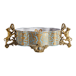 Чаша с орнаментом на бронзовых ножках в виде львов Eden Garden варинант исполнения - 3 | Loft Concept в Твери