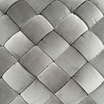 Пуф плетеный велюровый светло-бежевый  Soft Wicker Pouf варинант исполнения - 2 | Loft Concept в Твери