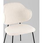 Стул Bellamy букле молочный варинант исполнения - 2 | Loft Concept в Твери