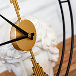 Часы настенные круглые из металла Mirror Tower Clock варинант исполнения - 2 | Loft Concept в Твери