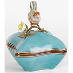 Фарфоровая шкатулка с птицей Eden Garden Blue варинант исполнения - 2 | Loft Concept в Твери