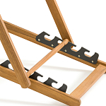 Шезлонг из акации и ткани Argentina варинант исполнения - 9 | Loft Concept в Твери