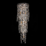 Бра с каскадом из прозрачного хрусталя и корпусом из металла цвета хром Constant Sparks варинант исполнения - 8 | Loft Concept в Твери