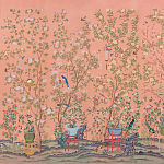 Обои ручная роспись Belvoir Apricot  варинант исполнения - 1 | Loft Concept в Твери