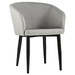 Мягкое кресло на металлических ножках Shaggy Grey варинант исполнения - 1 | Loft Concept в Твери