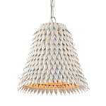 Подвесной светильник белый металлический в форме колокола White Natural Lines варинант исполнения - 2 | Loft Concept в Твери