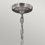 Люстра двухъярусная с белыми матовыми стеклянными плафонами в форме винных бокалов Feiss варинант исполнения - 6 | Loft Concept в Твери