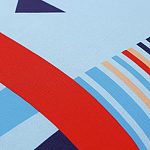 Подушка декоративная из хлопка по мотивам нанайских орнаментов Ural and Siberian Patterns варинант исполнения - 4 | Loft Concept в Твери