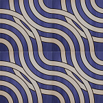 Дизайнерская плитка с узором Круги  варинант исполнения - 1 | Loft Concept в Твери