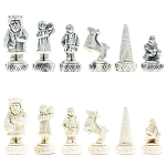 Шахматы Северные народы в ларце из натурального бука Decorative Thematic Chess варинант исполнения - 5 | Loft Concept в Твери
