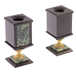 Настольный письменный набор из нефрита на ножках Executive Recruitment варинант исполнения - 3 | Loft Concept в Твери