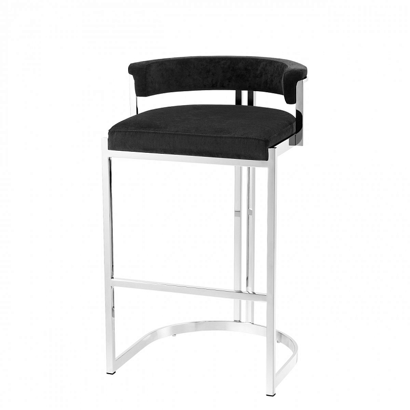 Полубарный стул Eichholtz Counter Stool Dante Черный Нержавеющая сталь Полубарный стул Eichholtz Counter Stool Dante Черный Нержавеющая сталь в Твери | Loft Concept