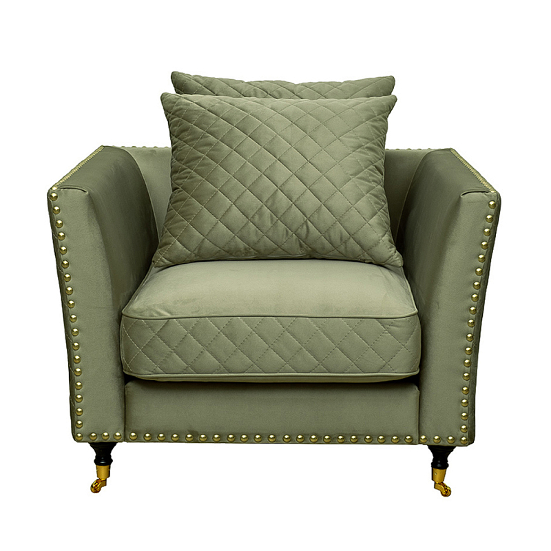 Кресло Jeannel Armchair Темно-синий Оливковый Кресло Jeannel Armchair Темно-синий Оливковый в Твери | Loft Concept