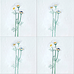 Плитка с узором Ромашки варинант исполнения - 1 | Loft Concept в Твери