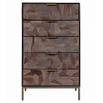 Высокая тумба с выдвижными ящиками Mosaic варинант исполнения - 1 | Loft Concept в Твери