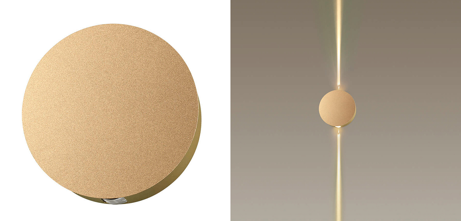 Спот Jedi Beam Sconce Circle gold Спот Jedi Beam Sconce Circle gold - Loft-Concept в Твери