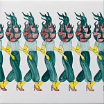 Плитка дизайнерская Фруктовый лес варинант исполнения - 2 | Loft Concept в Твери